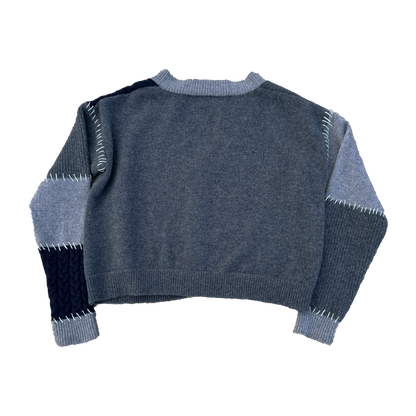 PATCH FACE CARDIGAN